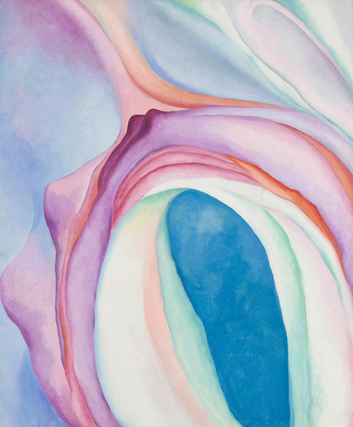 Abstraction - Georgia O'Keeffe, Music - Pink and Blue II, 1919