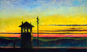 Edward Hopper - Railroad Sunset, 1929