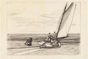 Edward Hopper - Study for Ground Swell, 1939