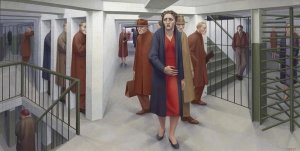 George Tooker  - The Subway, 1950