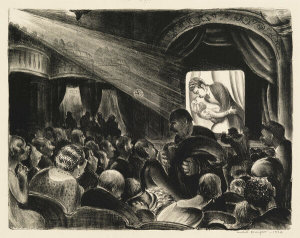 Mabel Dwight - The Clinch, Movie Theatre, 1928