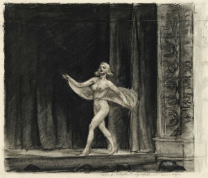 Edward Hopper - Study for Girlie Show, 1941