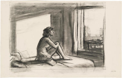 Edward Hopper - Study for Morning Sun, 1952