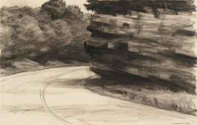 Edward Hopper - Road and Rocks, c. 1962