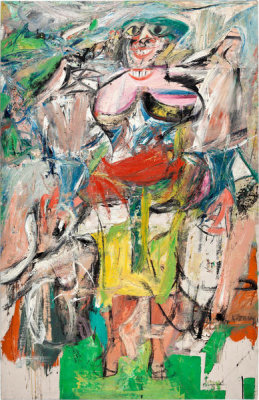 Willem de Kooning - Woman and Bicycle, 1952-1953