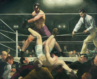 George Bellows - Dempsey and Firpo, 1924
