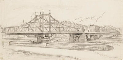 Edward Hopper - Study for Macomb's Dam Bridge, 1935