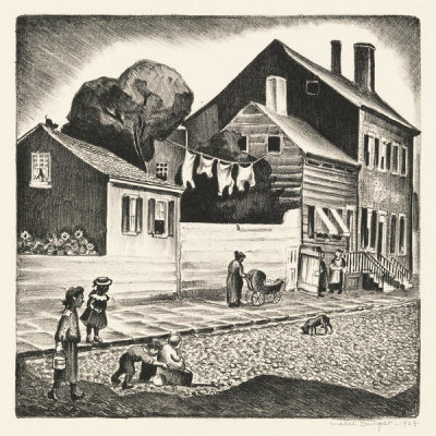 Mabel Dwight - Old Greenwich Village, 1928