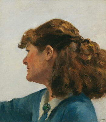 Edward Hopper - Jo Painting, 1936