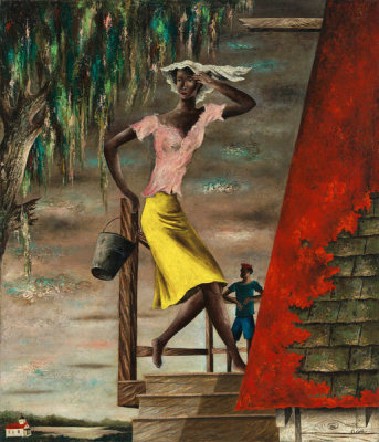 Eldzier Cortor - Day Clean, c. 1945–1946