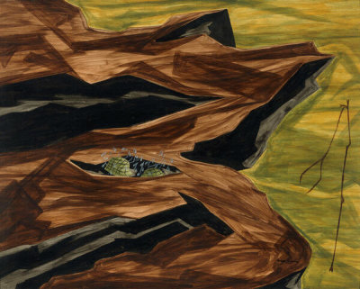 Jacob Lawrence - War Series: How Long?, 1947