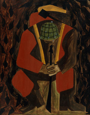 Jacob Lawrence - War Series: Victory, 1947